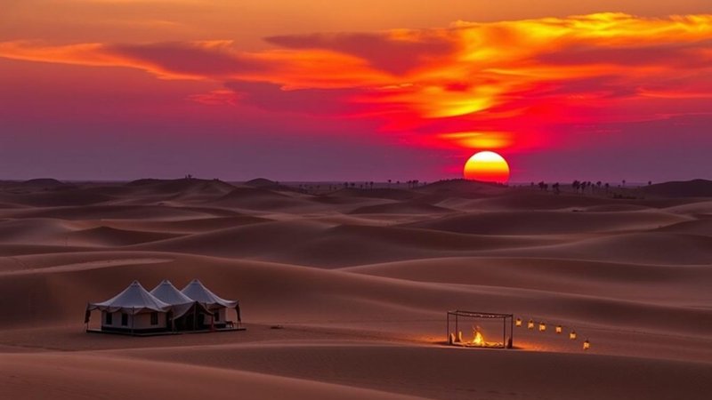 Best time to visit Oman – desert landscape and mountains