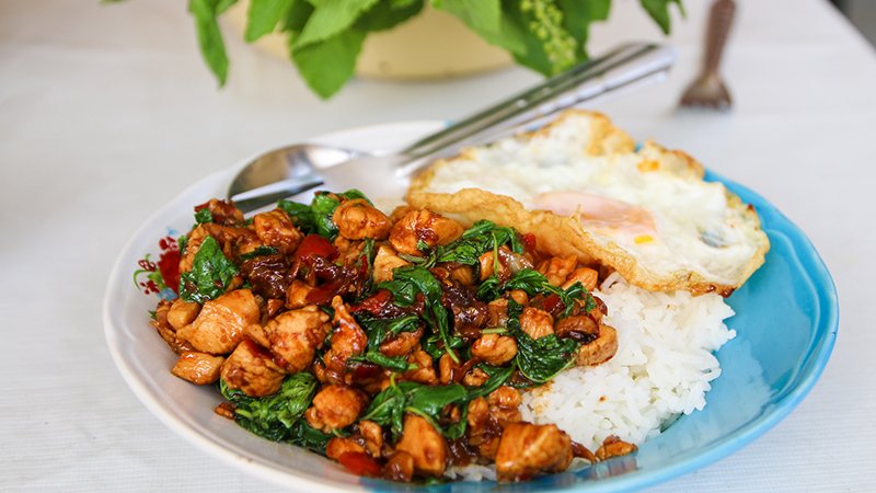 Thai Basil Stir Fry (Pad Kra Pao)