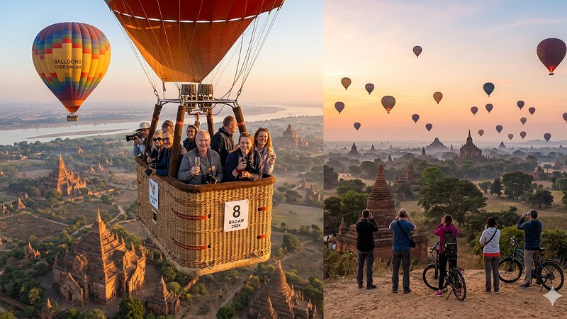 Bagan Balloon vs Watching from the Ground — Which Is Better?