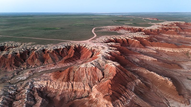 Flaming Cliffs (Bayanzag) — Mongolia’s Dinosaur Graveyard