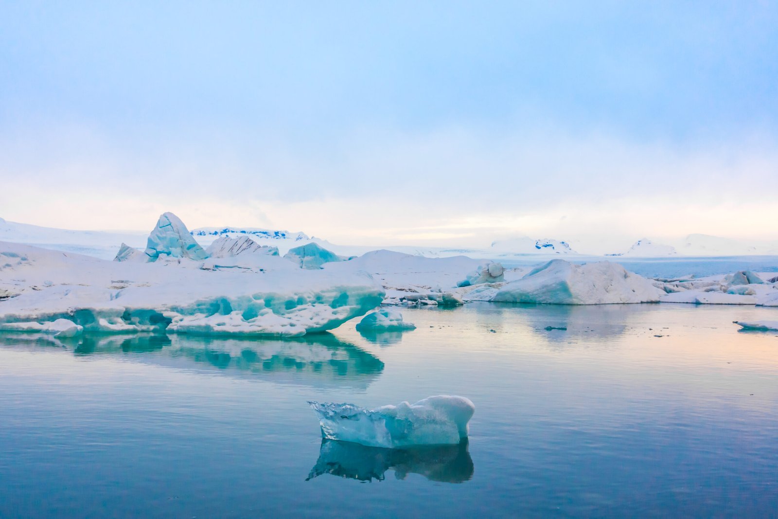 Icebergs in Glacier Lagoon, Iceland