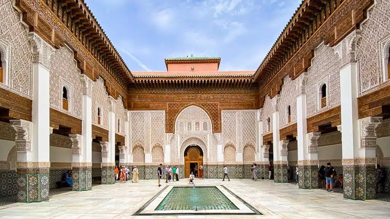 Marvel at the Ben Youssef Madrasa