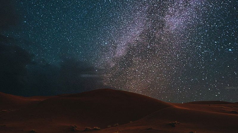 Stargazing in the Sahara Desert