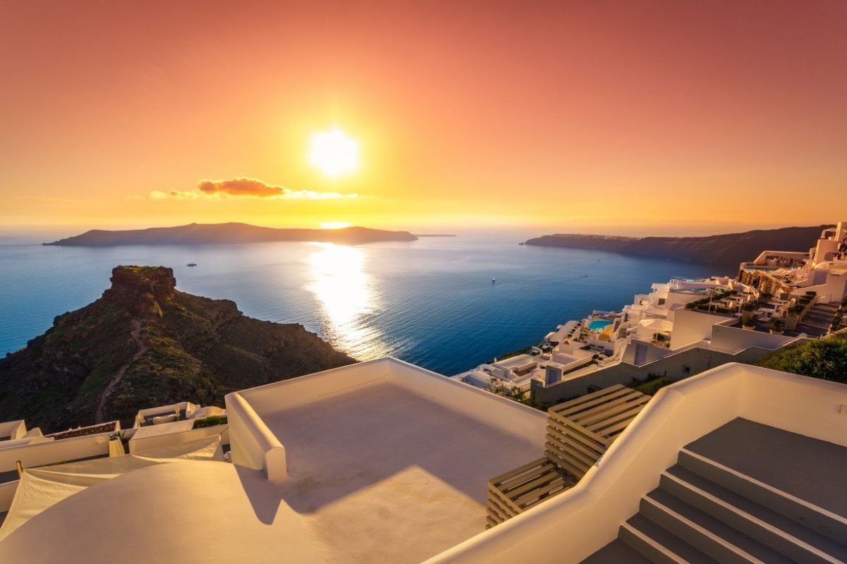 Sunset in Santorini